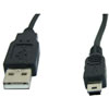 Cables 6' USB Cable A To Mini USB 5-Pin USB 2.0
