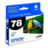 Epson T078120-S Black Ink Claria Hi-Definition Cartridge for R280, R380, RX580, RX595, RX680, Artisan 50
