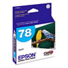 Epson T078220-S Cyan Ink Claria Hi-Definition Cartridge for R280, R380, RX580, RX595, RX680, Artisan 50