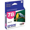 Epson T078320-S Magenta Ink Claria Hi-Definition Cartridge for R280, R380, RX580, RX595, RX680, Art