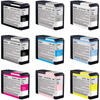 Epson Stylus Pro 3800 Color Ink Set 9 Cartridges