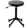 Photogenic PG341B Pneumatic Posing Stool with Glides and 4 Leg Steel Base
