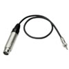 HOSA Line-Match Transformer XLR (F) to Stereo 3.5 mm (M), Pigtail