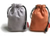 Matin Digital Pouch Small Tan Micro Fiber Outer Fabric