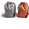 Matin Digital Pouch Medium Tan Micro Fiber Outer Fabric