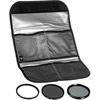 Hoya 52mm Digital Filter Kit UV, PL-CIR, Neutral Density 8x, Pouch