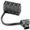 Anton Bauer Male PowerTap to 4 Female PowerTap Receptacles