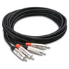 HOSA HRR-003X2 Pro Dual Cable RCA-RCA 3FT