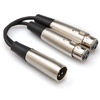 HOSA YXF-119 Dual XLRF to XLRM Adapter