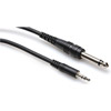 HOSA Stereo 3.5mm (M) to Mono 1/4" 3ft