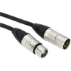 Digiflex 1' XLRM to XLRF Audio Cable