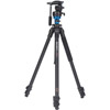 Benro Aluminum Video Tripod Kit - Single Legs with S2 Video Head and Bag A1573FS2