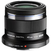 Olympus M.Zuiko 45mm f/1.8 Black Lens
