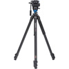 Benro Aluminum Video Tripod Kit - Single Legs with S4 Video Head and Bag A2573FS4