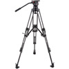 Camgear V10ALML Video Tripod Kit With V10 Head, T100 Aluminum Tripod with Mid-Level Spreader, and Case