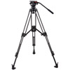 Camgear DV6PCFML Video Tripod Kit With DV6P Head, T75 Carbon Tripod with Mid-Level Spreader, and Case