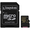 Kingston Tech 64GB Micro SDXC UHS-I U1 Class 10 Card w/ Adapter, 90MB/s read and 45MB/s write
