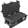 Pelican 1615 Air Case Black w/Foam w/Retractable Handle & Wheels