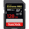 Sandisk Extreme Pro 128GB SDXC UHS-II U3 Card, 300MB/s read & 260MB/s write speeds