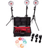 Rotolight NEO II 3 LED Light Kit with Hard Roller Case, 3 x Light Stands, 3 x Pro Ball Heads