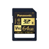 Panasonic 64GB SDXC UHS-1 U3 Class 10 V90 Card, 90MB/s, 280MB Read, 250MB Write, Smart Guard, PROOF 7