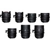 Sigma 7pc Cine Prime Lens Kit (PL) 14/135mm T2 FF + 20/24/35/50/85mm T1.5 FF + Case PMC-004