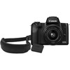 Canon EOS M50 w/ EF-M 15-45mm With LP-E12 Battery and Wrist Strap