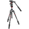 Manfrotto Befree Carbon fibre Tripod With Twist Lock And MVH400AH Fluid Head