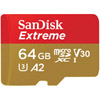 Sandisk Extreme 64GB Micro SDXC A2 UHS-1 U3 Class 10 V30 Card, up to 160MB/s, 1067x