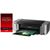 Canon PIXMA Pro 100 Printer With 13"x19" SG-201 Photo Paper Plus Semi-Gloss - 50