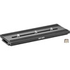 Gitzo GS5370LDR - Quick Release Plate Long D w/ Rubber Grip - Replaces GS5370LD