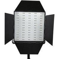 LG-600S LED Video Light 5600K 45 Deg w/V Plate, Barndoors, Diffuser DC Adapter, Filters