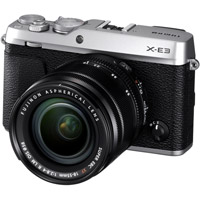 Fujifilm X-E3 Mirrorless Kit Silver w/ XF 18-55mm f/2.8-4.0 R LM OIS Lens