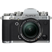 Fujifilm X-T3 Mirrorless Kit Silver w/ XF 18-55mm f/2.8-4.0 R LM OIS Lens
