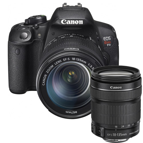 Canon EOS Rebel T5i w/EF-S 18-135mm f/3.5-5.6 IS STM DSLR Cameras ...