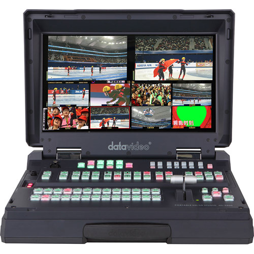 Datavideo HS2800 Mobile Studio Switcher with 17" Monitor and