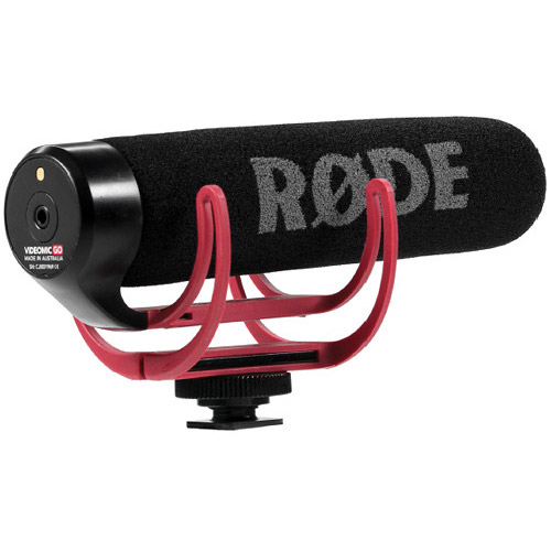 Rode Microphones VideoMicGo with Rycote Lyre Suspension VideoMic GO