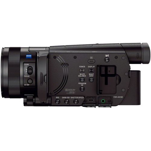 Sony FDRAX100B 4K HD Camcorder with Type 1.0 ExmorR CMOS Sensor