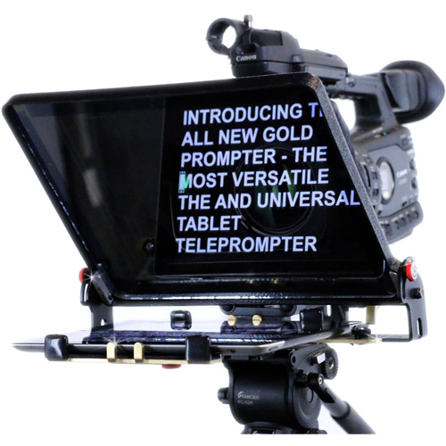 telmax teleprompters the gold prompter tel gold teleprompter